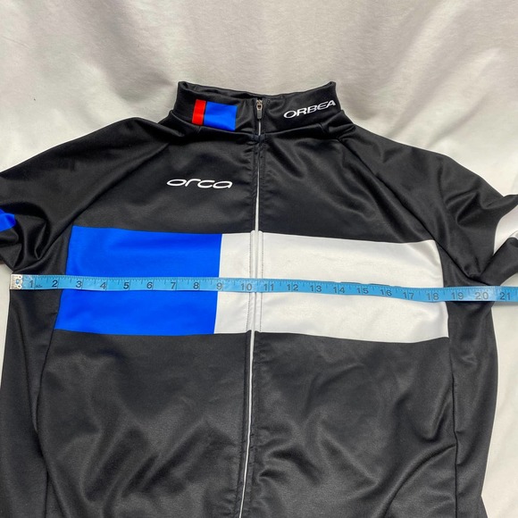 orbea orca Full Zip Cycling Jacket Black Men's Size Large - Picture 8 of 9